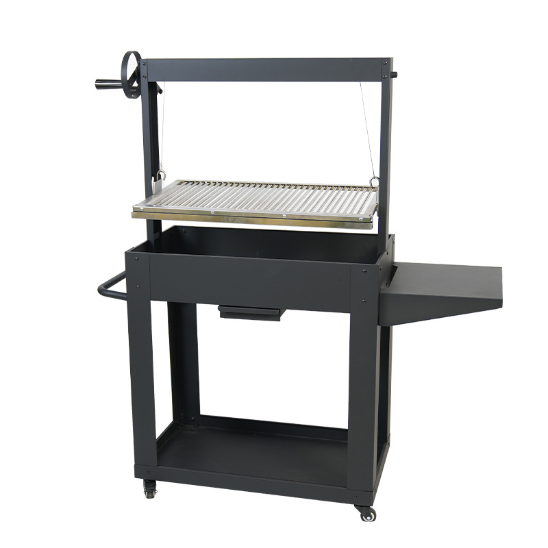 Acero inoxidable transfronterizo colgante horno de parrilla al aire libre horno de parrilla argentina villa carbón parrilla horno de parrilla ahumado