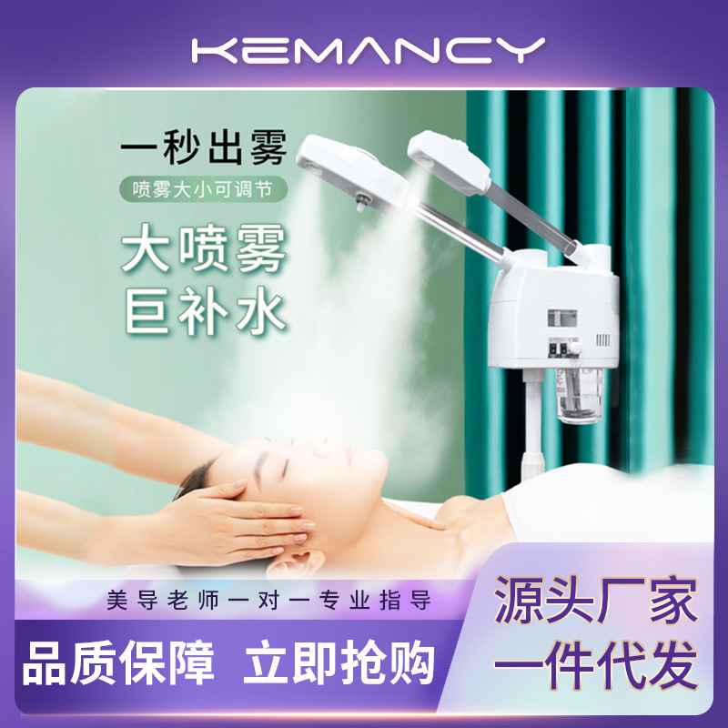 Beauty Salon Hot and Cold Sprayer Double Tube Face Steamer Household Moisturizing Spray Facial Hydrating Beauty Equipment Hot and Cold Spray