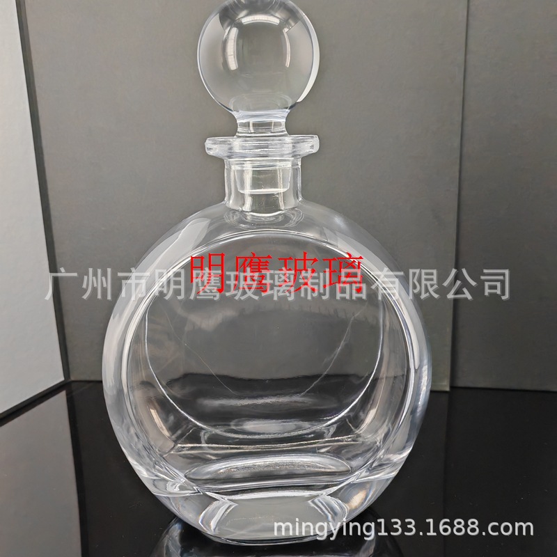 大号水晶玻璃酒樽创意红酒醒酒器家用威士忌瓶带盖洋酒瓶白酒容器