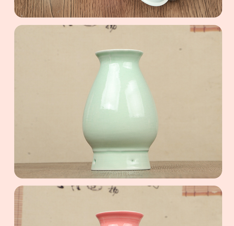 Facial Moxibustion Cup Ceramic Peach Blossom Facial Warming Tool with Cloth Cover for Home and Spa Use in use