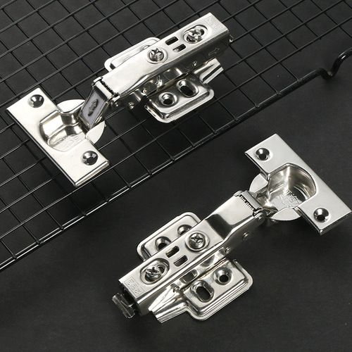 Wholesale Pure Stainless Steel 1.5 Thickness Buffer Hinge for Water Soaking Cabinet Wardrobe Silent Damping Hinges Spring Hinges 