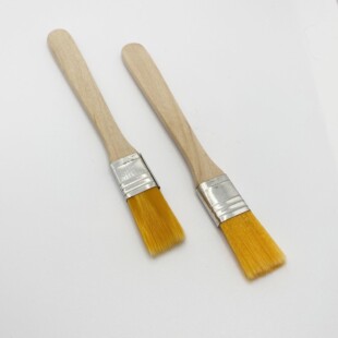 No. 1 wooden handle yellow wool nylon brush computer dust removal small brush soft brush painting brush barbecue brush cleaning brush