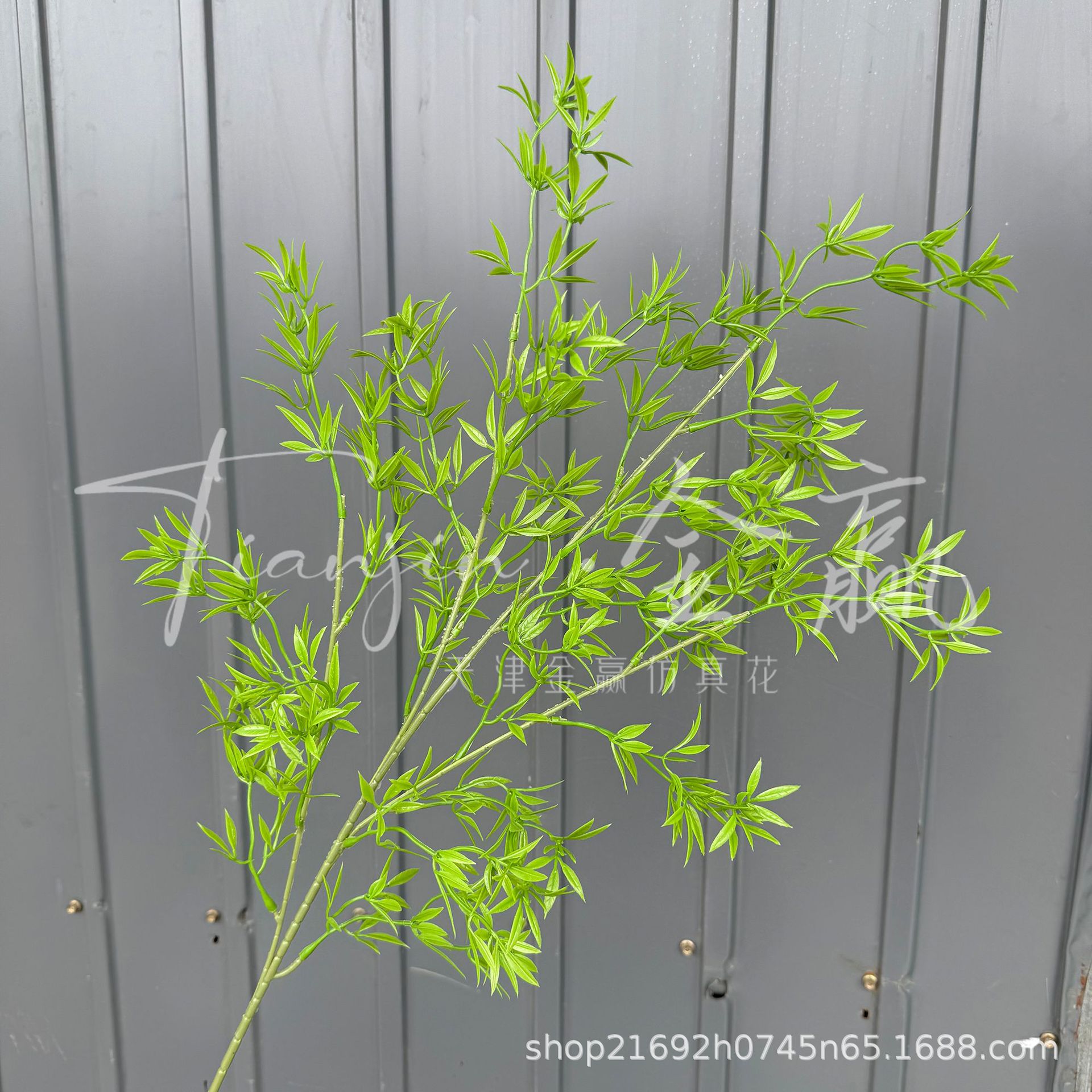 Boda Mori Simulación de flores y plantas verdes Pico de bambú Hierba Simulación de plantas verdes de invierno espárragos Plantas de simulación Escenografía de plantas verdes falsas