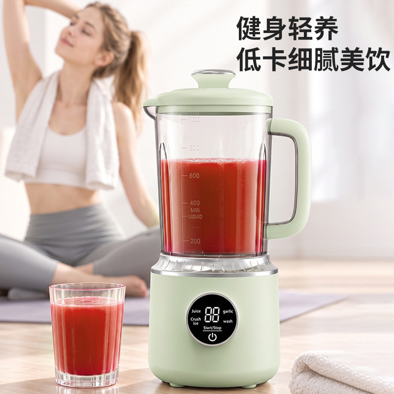跨境数显榨汁机便携式充电小型果汁杯电动榨汁杯充电式户外多功能