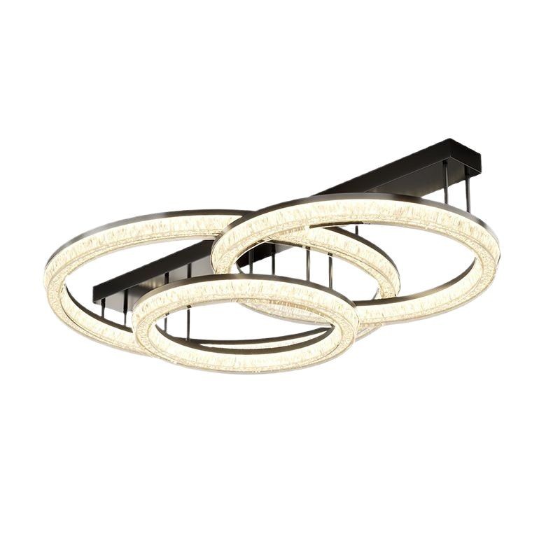 Luz de sala de estar minimalista italiana atmósfera doméstica de espectro completo para proteger los ojos 2025 nueva moderna y simple lámpara de techo del dormitorio