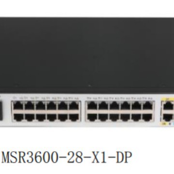 华三  MSR3600-28-X1-DP  27个GE(RJ45)+2个GE(SFP)  核心路由器