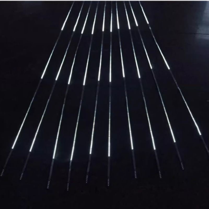 LED illuminated, flowing water light following, 24V low voltage, outdoor waterproof wedding atmosphere light