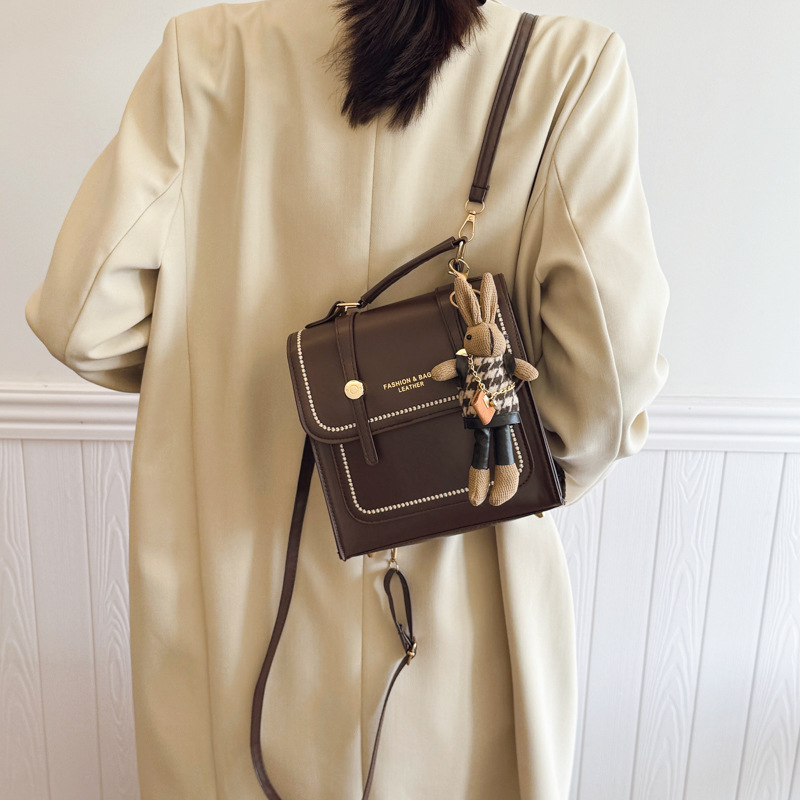 Coreana retro viaje bolso de mano mujer 2024 nuevo otoño invierno moda maletín bolso de hombro mochila mujer