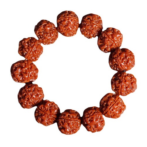 Nepalese machine-brushed Vajra Bodhi root bracelets with fleshy patterns, single-circle cultural toys, hand-held Buddhist beads, men's and women's bracelets wholesale