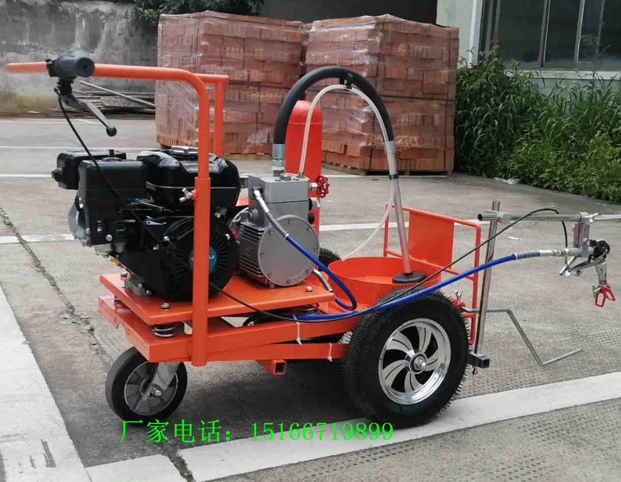 地下停车场划线机手扶式马路划线机路面划线机器人设备喷涂均匀