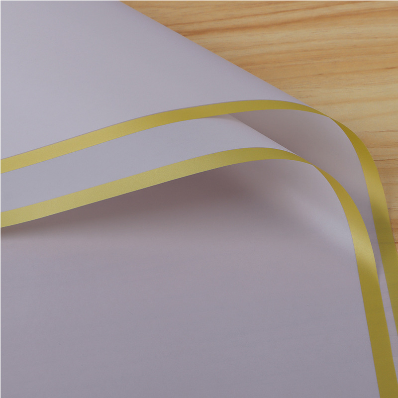 Película de gelatina de Phnom Penh asequible Papel de embalaje de ramo de plástico impermeable mate Papel de embalaje de flores de Phnom Penh simple 20 hojas