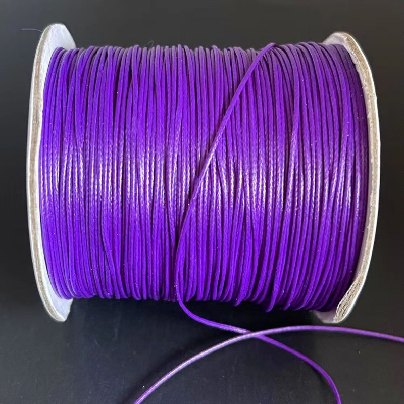 Cuerdas de cera multicolores cuerdas de cuero PU cuerdas de cera trenzadas cuerdas creativas collares colgantes image 13