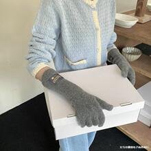ins�����ɰ���Ů��ɫ��֯�������׶���ָ��ů������֯����Ů�ﶬ