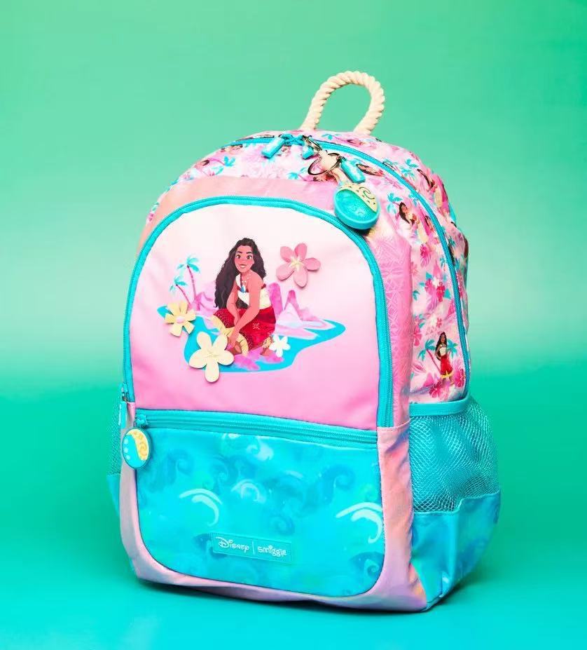 Mochila infantil australiana Smiggle caricatura multifuncional cremallera reductora de compresión mochila de la escuela primaria mochila bolsa ocio