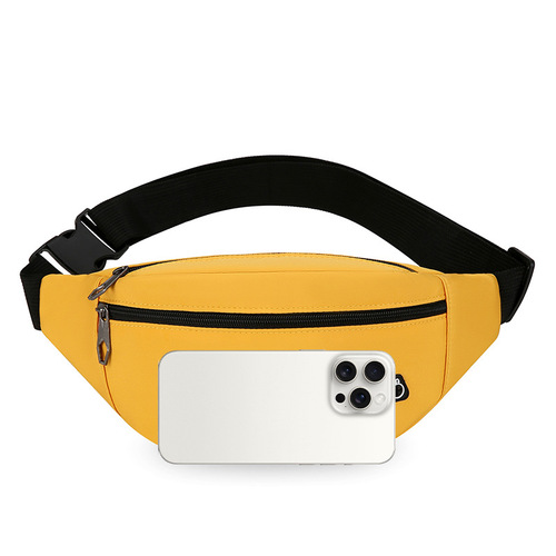 Amazon chest bag, waist bag, multi-compartment single-shoulder crossbody bag, logo-printed waist bag, outdoor cycling sports bag