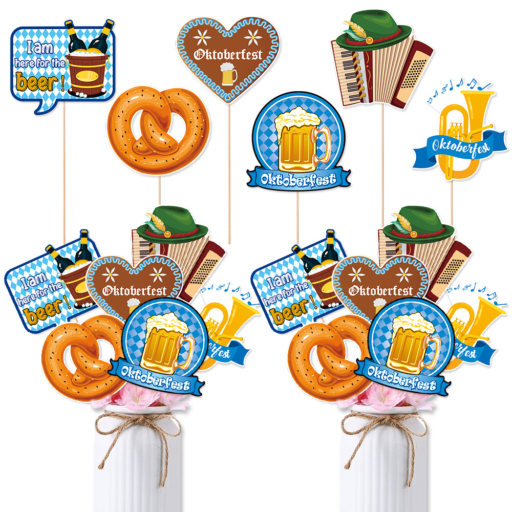 Complemento de jarrón de decoración del Oktoberfest de octubre