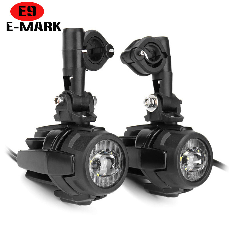 Motocicleta LED Spotlight faro externo LED modificado lámpara motocicleta Spotlight lámpara de la niebla del coche eléctrico lámpara de la niebla Universal