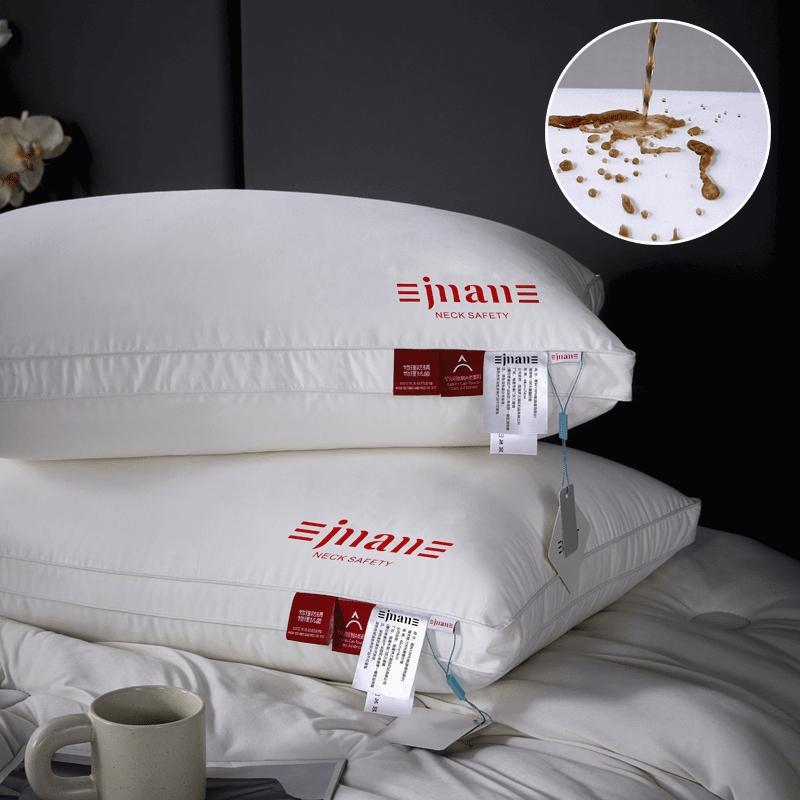 NeckSafe / almohada almohada de algodón anti manchas almohada de hotel almohada de cuello almohada doméstica suave para adultos