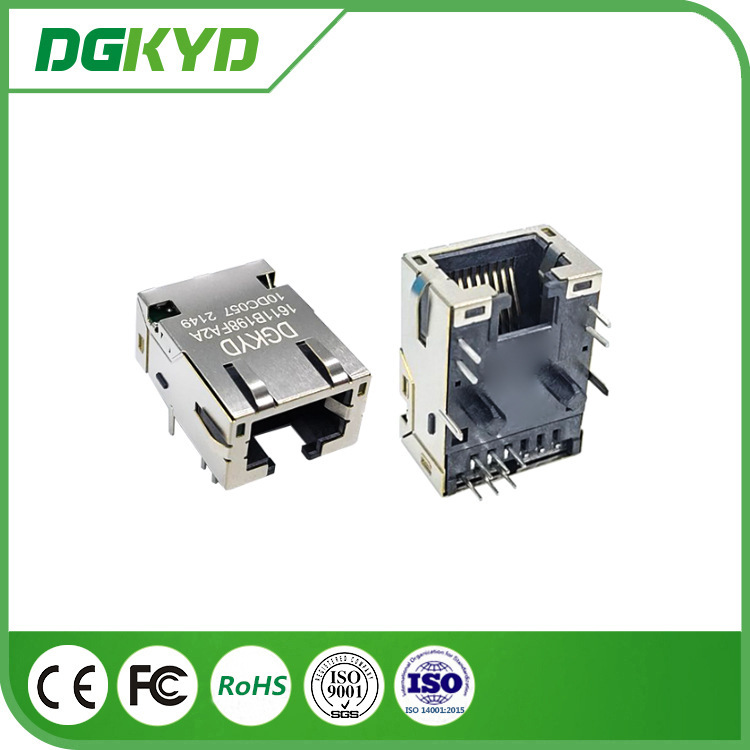 90 Degree Shielded 6Pin Network Ethernet Cat6 1 Port RJ45 Connector 90 Degree Shielded 6Pin Network Ethernet Cat6 1 Port RJ45 Connector