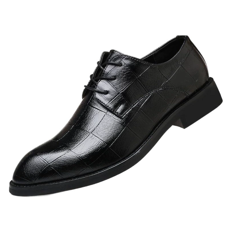 Модные мужские туфли в корейском стиле, классические деловые кожаные туфли в британском стиле, молодежные повседневные туфли с острым носком, модные свадебные туфли на шнуровке