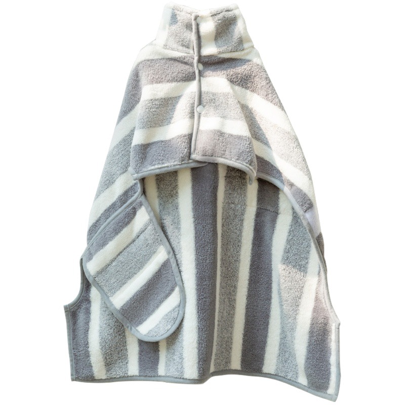 Albornoz para perros totalmente envuelto Shiba Inu Golden Retriever Toalla de baño gato de secado rápido Toalla de baño absorbente ropa para mascotas calmante al por mayor