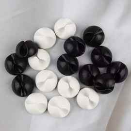 数据线收纳整理整理理线圆形面扣电线卡扣固定办公桌线扣理线器