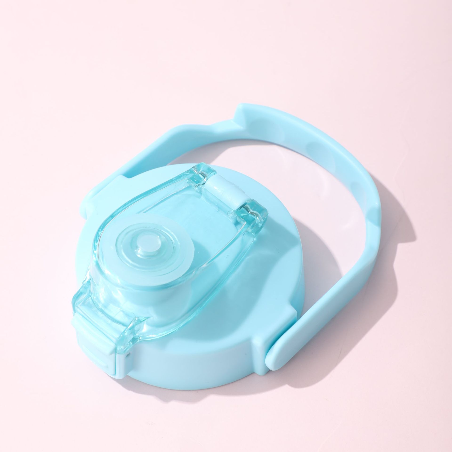 Estudiante gradiente gran vientre taza de alto aspecto de gran capacidad taza de vacío niños correa de hombro portátil taza de agua paja deportes taza de agua