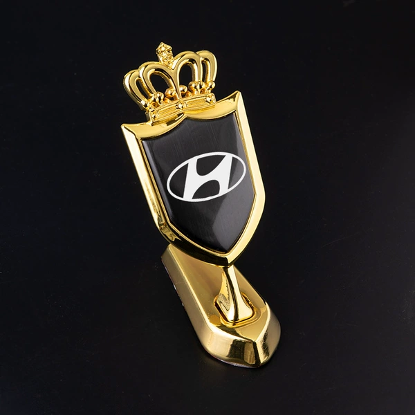 FORModern metal standing label gold frame black label