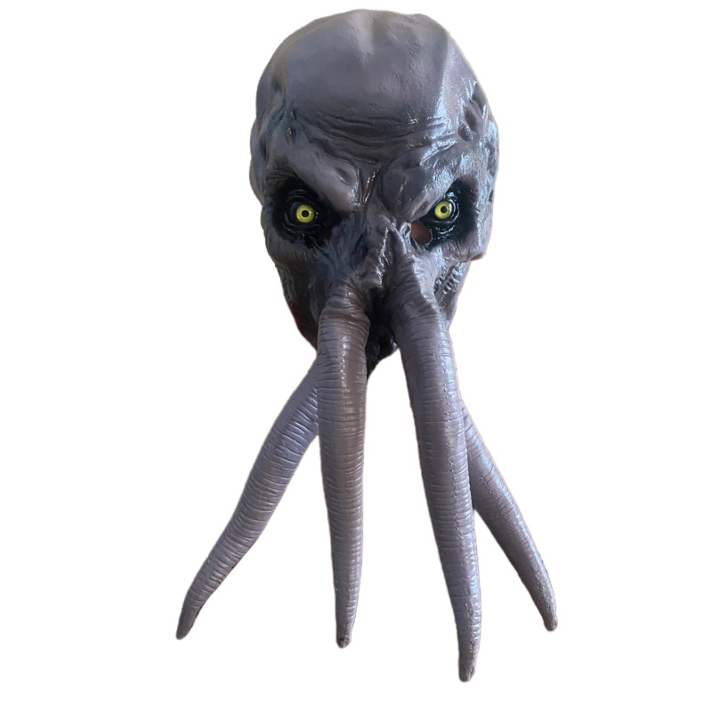 Baldur puerta 3 Bode puerta 3lllithid máscara de látex mágica calamar cabeza cubierta Horror