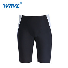WAVE专业男士五分裤游泳装备 成人平角大码比赛速干游泳裤泳裤男