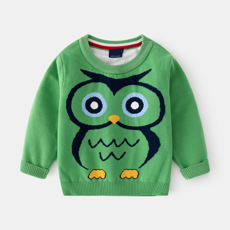 Fashion Owl Cotton Hoodies & Knitwears display picture 3