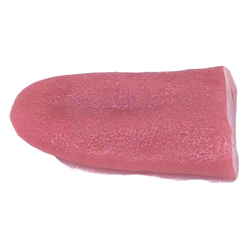 Steel needle tongue-piercing magic props Halloween Fool's Day whole body trick tongue toy fake tongue simulation tongue