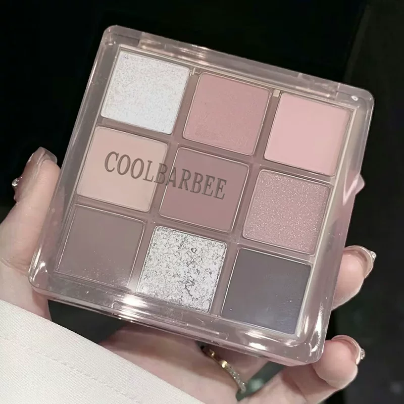 Coolbarbee Песчаные дюны серый порошкообразный девять цветов тени Blight Pearl Drink Drill Drilling Rong Mei Mean Powder