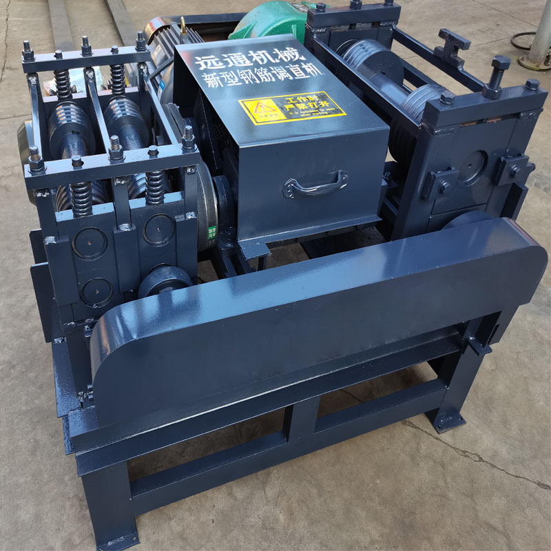 废旧钢筋调直机旧钢筋拉直机弯钢筋调直除锈一体机