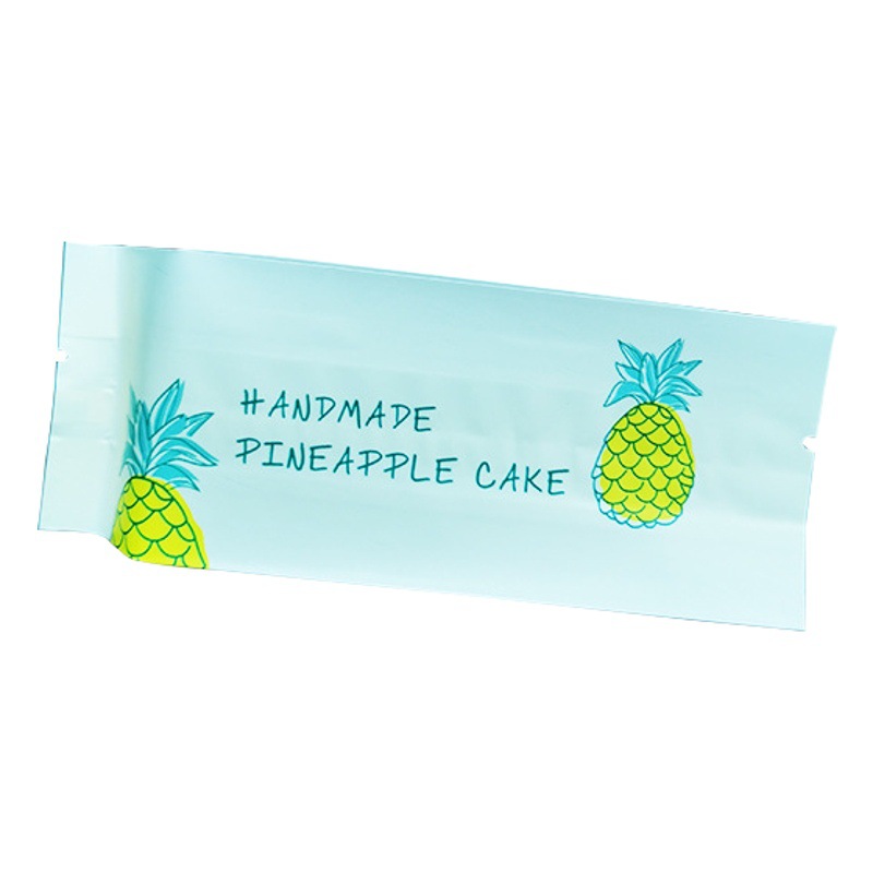 Bolsa de embalaje de pastel de piña bolsa de papel de algodón Taiwán máquina de pastel de piña bolsa de sellado bolsa de embalaje de galletas de pastelería 100 piezas