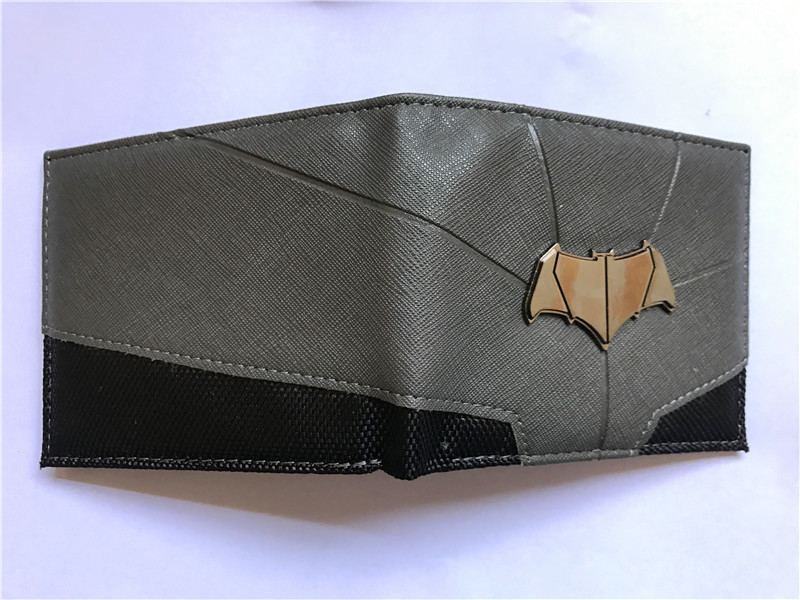 Estudiante de los hombres y las mujeres corto de metal monedero titular de la tarjeta