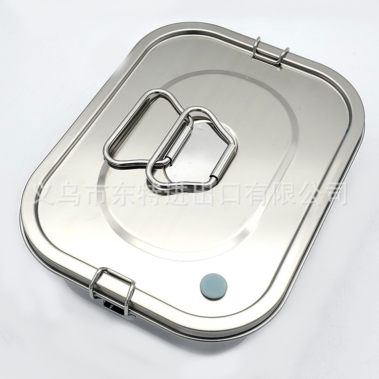 Factory direct sales of stainless steel 304 lunch boxes, individual meal boxes, retro lunch boxes and bento boxes detail image 5