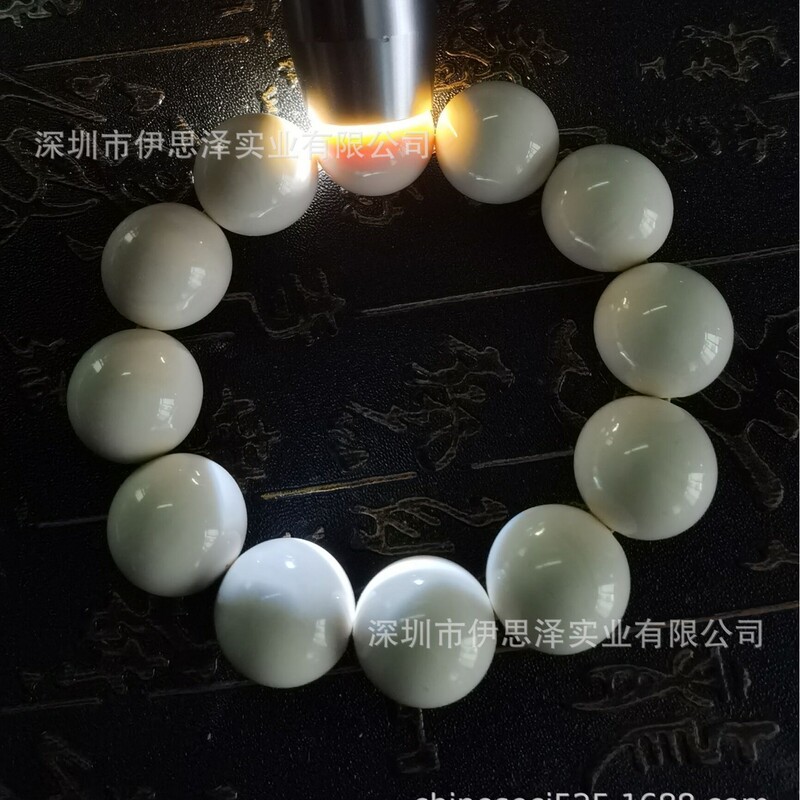 Imitation Elephant Bone Bracelet Pattern Bracelet Bone Pattern Bracelet Ice Material Bracelet Jelly Weighted Imitation Mammoth Bracelet Bone Pattern Bracelet