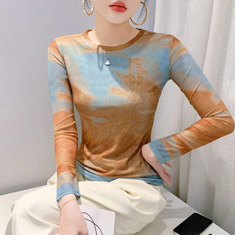 Фабрика европейских товаров 2024 осень и зима модная пряжа для печати позиционирования