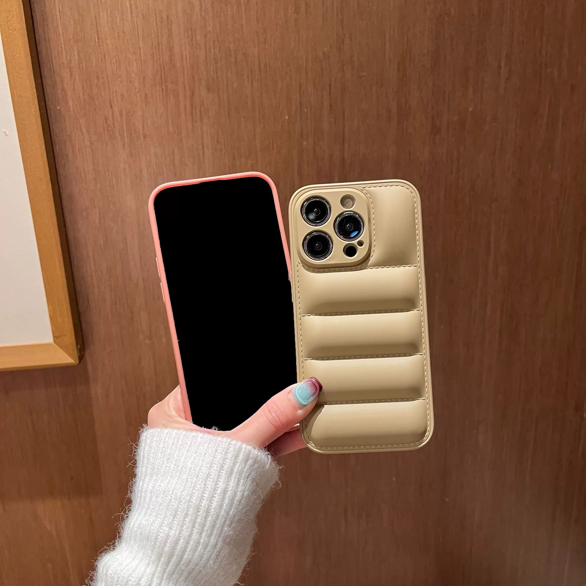 Apple, куртка-пуховик, чехол для телефона, совместимый iPhone 12/13, защитный чехол, iphone, 14, 14plus, защита от осени