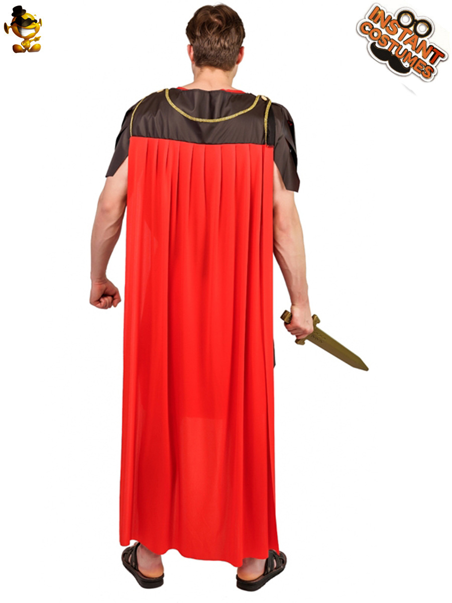 Halloween adulto masculino medieval antiguo romano Guerrero traje etapa gladiador de los hombres image 5
