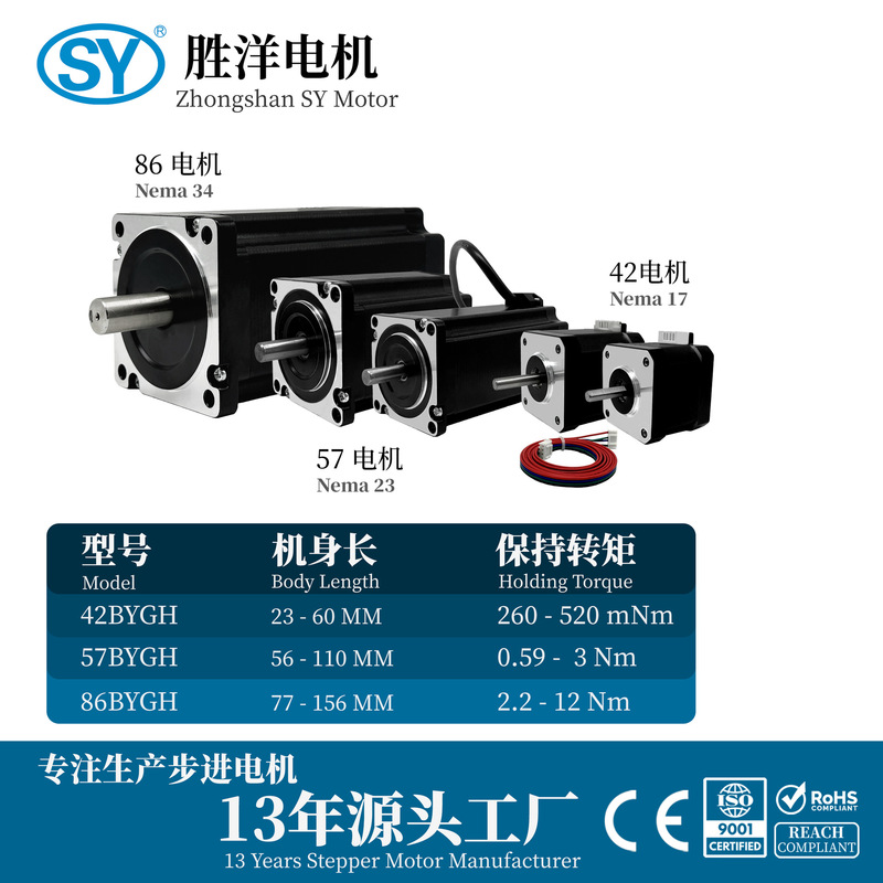 Factory in stock now 42 motor 57 86 Nema17 Nema23 Nema34 hybrid stepping motor Factory in stock now 42 motor 57 86 Nema17 Nema23 Nema34 hybrid stepping motor