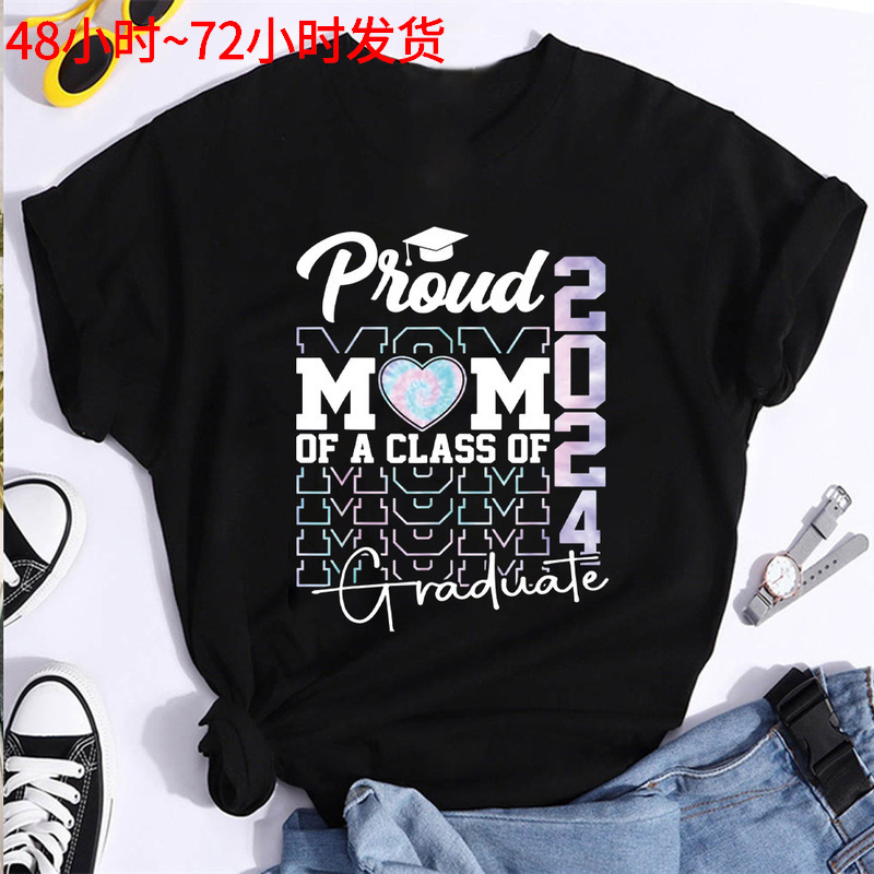 New Personalized Class Pride Mom 2024 Graduation T-shirt Pride Mom 2024 T-shirt Pride Mom
