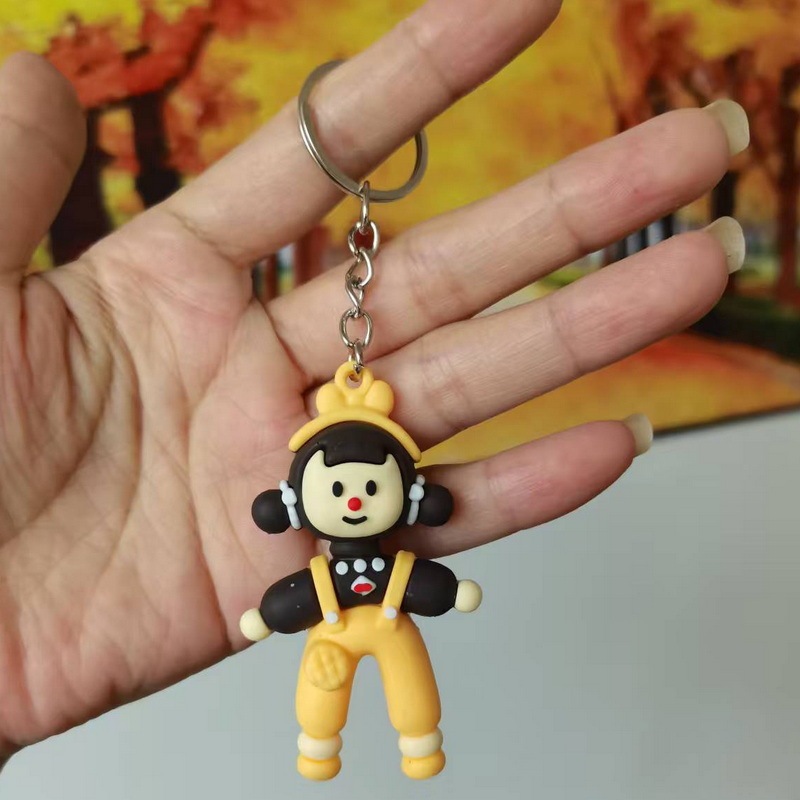 漫画ソフトプラスチック人形キーホルダーアクセサリーラブ布人形 DIY クリーム接着剤装飾クロスボーダーホットセール 2025|undefined