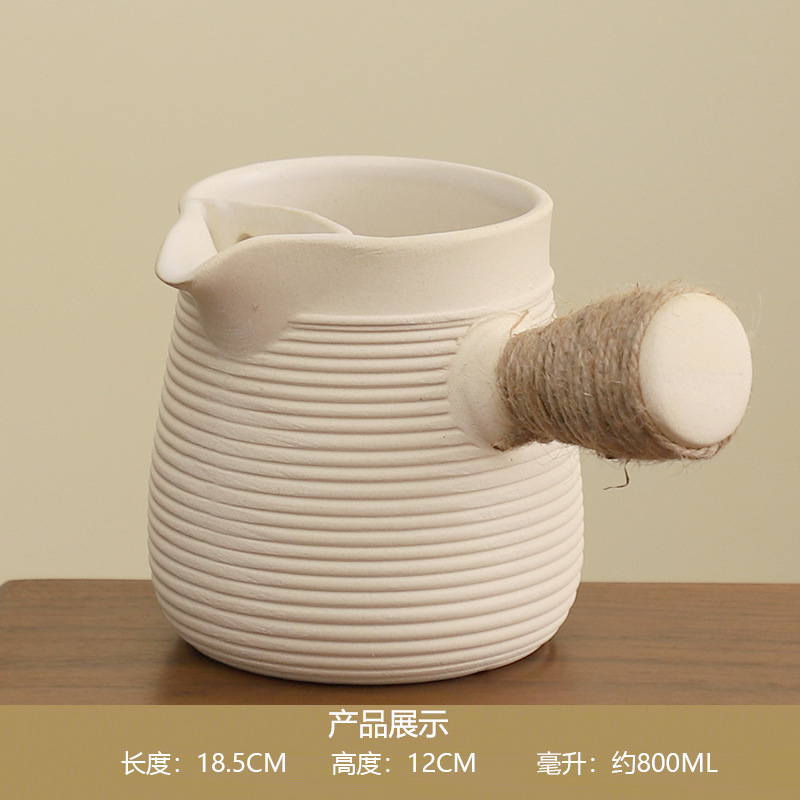 Juego de Tetera y Estufa para Té de Cerámica para Hogar y Exteriores