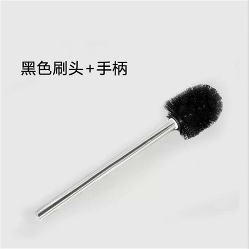 Stainless steel toilet brush Household plastic toilet brush Bathroom cleaning brush Toilet cleaning brush