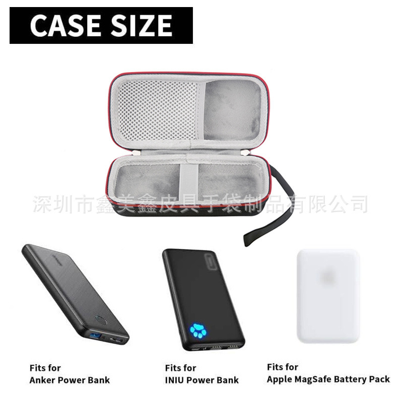 For INIU 10000mAh/Anker 313/Apple MagSafe charging treasure storage bag hard bag