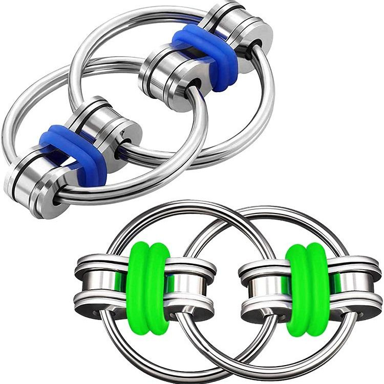 Bestselling stress relief key chain fidget toy key ring chain key holder