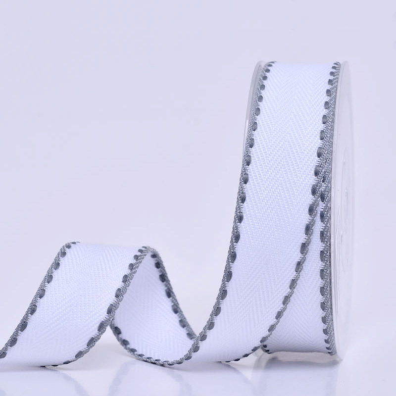 En stock doble palabra puente cinta 24 colores flor decoración hecha a mano DIY accesorios para el cabello Yao Ming puente salto cinta