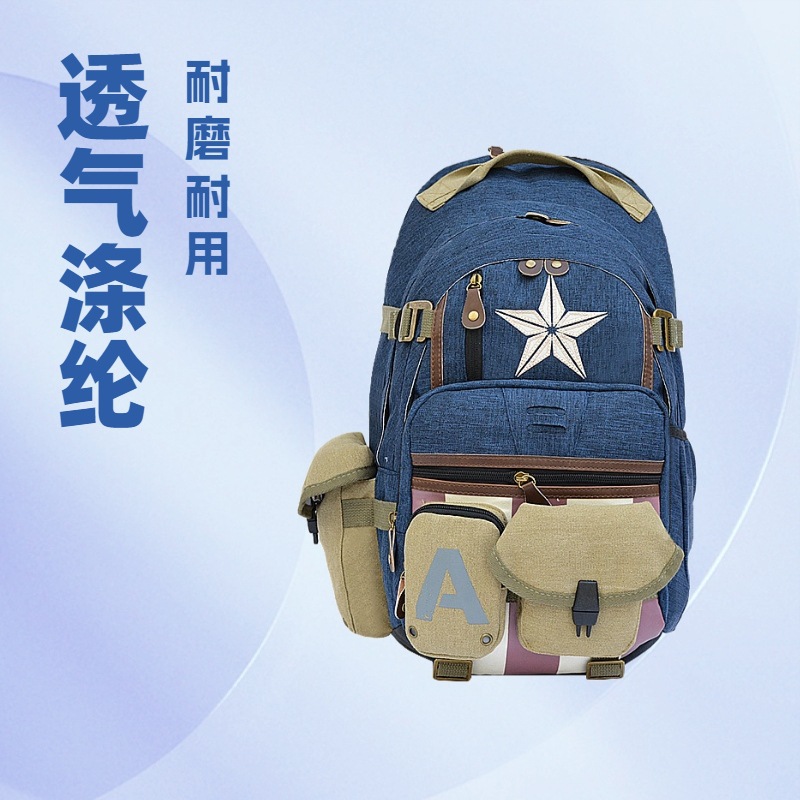 Captain America və Avengers məktəbli bel çantası